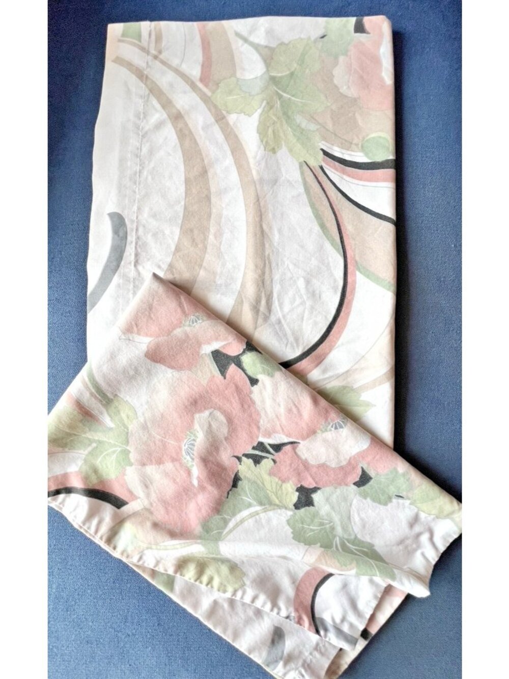 ART DECO SPRINGMAID PAIR Pillowcases KING & Standard ANASTASIA II Pink Black USA